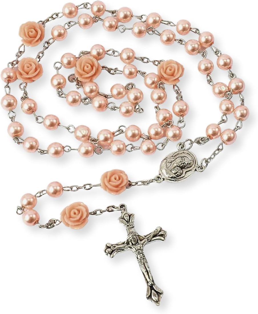 Pearl Rosary with Crucifix